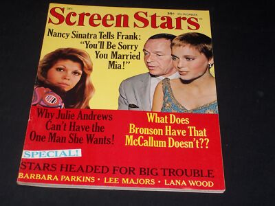 1966 DECEMBER SCREEN STARS MAGAZINE - FRANK SINATRA FRONT COVER - L 5613