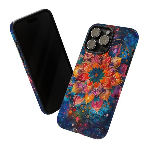Mandala Flower Watercolor Phone Case for iPhone, Samsung Galaxy, Pixel - 第 38/256 張圖片