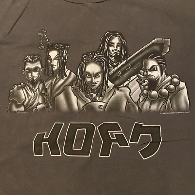 Korn “Anime 1999”vintage t-shirt Size XL rock metal nu-metal band