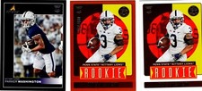Parker Washington lot of 3 2023 Football RCs RED /299 - UNLIMITED SHIPPING $4.00