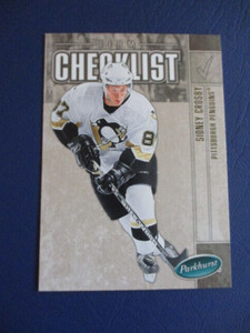 2005-06 Parkhurst Team Checklist Sidney Crosby #694 Rookie RC