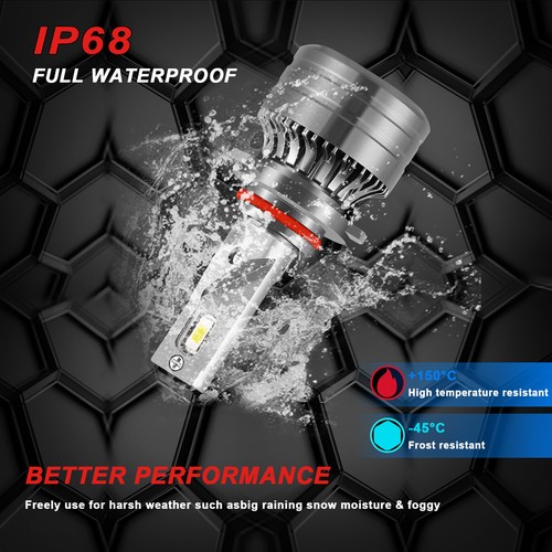 For Tahoe 2007-2015 Combo 6500K White LED Headlight High Low + Fog Light Bulbs - Bild 8 von 18