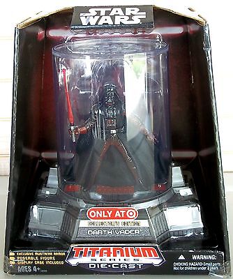 TITANIUM DARTH VADER target exclusive NEW star wars mustafar armor die cast 2006 | eBay