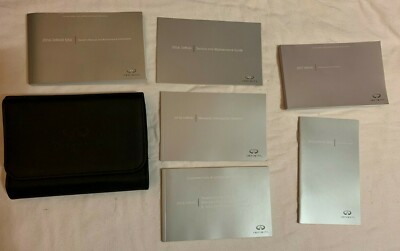 2016 INFINITI Q50 SEDAN OWNER'S MANUAL BOOK SET w/CASE, QUICK REF & INTOUCH (QI)