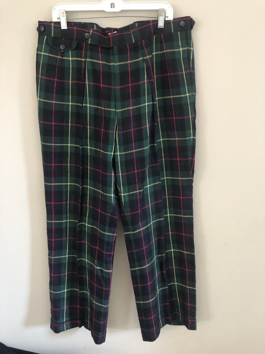 パンツ Old BlackWatch Tartan Check Trousers Blackwatch Tartan Pants – Sail to Sable