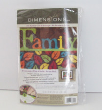 Dimensions "Family" Felt Art Kit  72-73894, 10" x 8"