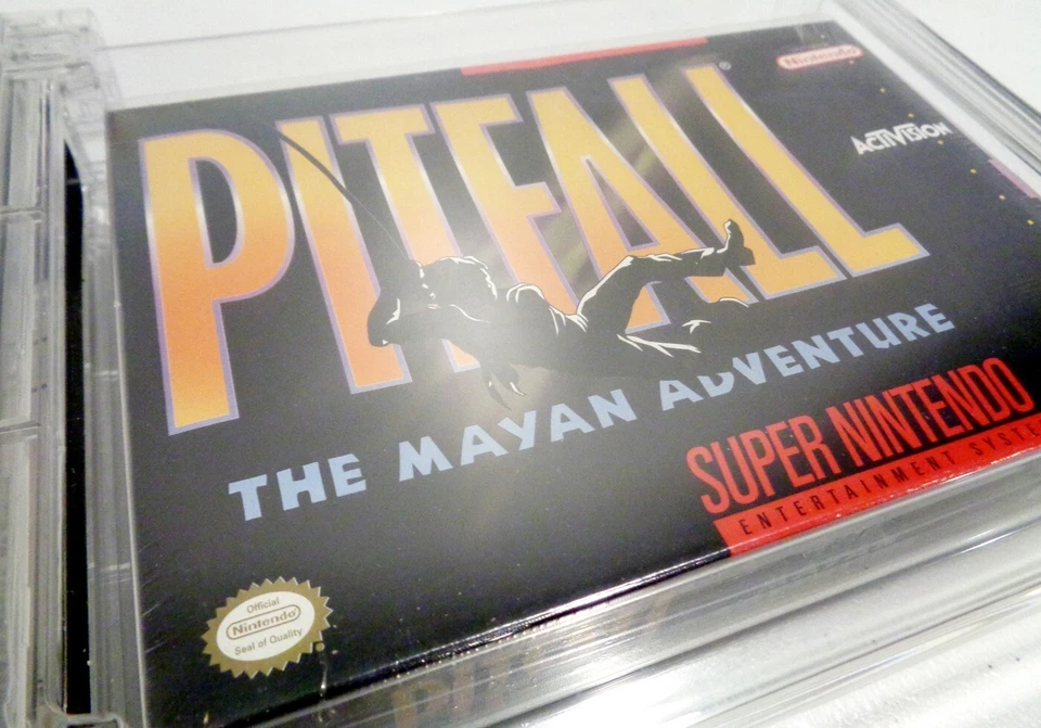Pitfall: The Mayan Adventure Super Nintendo SNES New Sealed GRADED WATA 9.4 A+ - Image 2 of 4