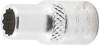 "BGS-10873 SteckschlüSsel-Einsatz ZwöLfkant Antrieb Innenvierkant 6,3 Mm (1/4\") S"