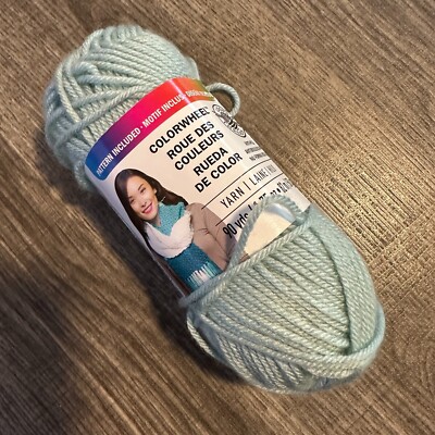 Loops and Threads Colorwheel Yarn - Color #23 Mint - FREE US Shipping