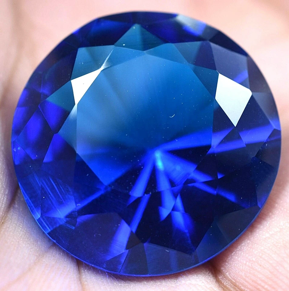 Lab Created 54.25 Ct Lustrous Blue Tanzanite GGL Certified Sparkling AAA+ Gem - Image 3 of 4