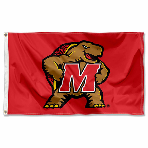 Maryland Terrapins Flag Terps Red Large 3x5 - Picture 1 of 7