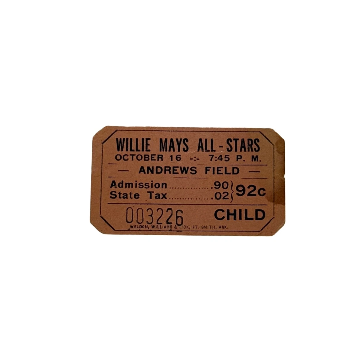 Ungraded Vintage Sports Ticket Stubs for sale | eBay