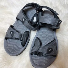 Mens Eddie Bauer Sunset sandals Grey 2 strap sandals size 10M