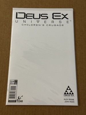 Deus Ex Universe Children's Crusade #1 D Blank Sketch Titan Comics 2016 NM RARE