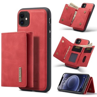 DG.MING M1 Series 3-Fold Multi Card Wallet Cover Rückseite Stoßfeste Hülle co