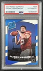 PATRICK MAHOMES II PSA AUTH 2017 PANINI DONRUSS #327 RC RATED ROOKIE CHIEFS 381