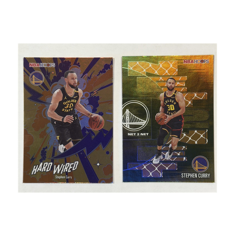 Topps Stephen Curry Warriors 2024-25 NBA Hoops Hard Wired Net 2 Net Lot 2