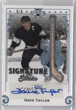 2021-22 Leaf Lumber Signature Sticks Platinum 6/6 Dave Taylor #SS-DT1 Auto y0t