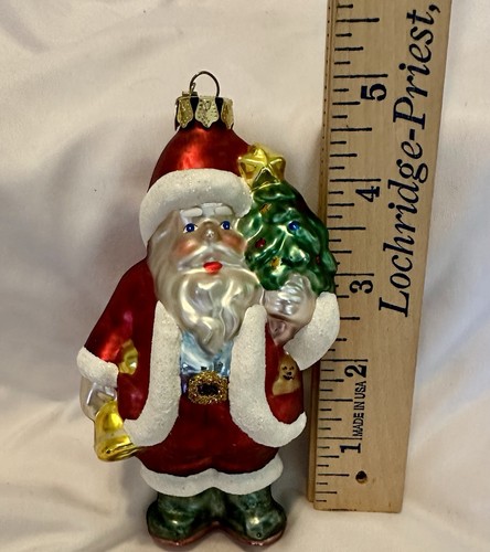 Department 56 Glas Weihnachtsmann Weihnachten Hängeschmuck Abt 56 Vintage 5 - Bild 15 von 16