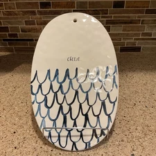 Rae Dunn by Magenta Blue Design Cheese Board Charcuterie Platter 13.75"L NWOT