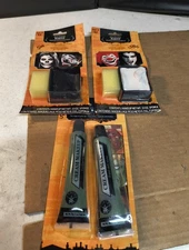 Halloween Face Painting Black & White Makeup Kit. + Green Face Cream