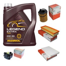 MAHLE Inspektionspaket 5 L MANNOL Legend Extra 0W-30 für Peugeot 307 SW 3H 1.6