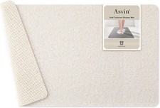 Soft Textured Bath, Shower, Tub Mat, 24x16 Inch, Phthalate Free, Non Slip