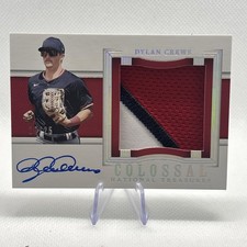 2024 National Treasures Dylan Crews Colossal Material Autographs 15/25 #CMA-DCW