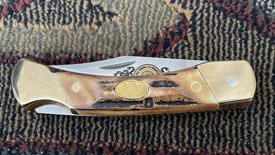 Schrade+USA LTD Collectors Folding Lock back Knife Handle 5 In X