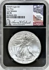 2024 (P) SILVER EAGLE STAR PRIVY NGC MS70 EARLY RELEASES CABRAL SIGNED POP OF 49