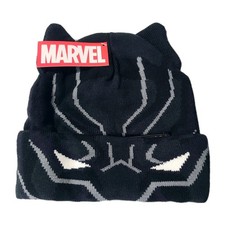 Marvel Comics Black Panther Beanie Roll Down ...