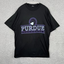 VTG Purdue Boilermakers T Shirt Fits M/L Single Stitch 1990s University USA Made