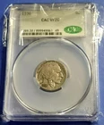 1936 Buffalo Nickel 5c Indian Head CAC VF20 VF-20 Certified Graded Coin