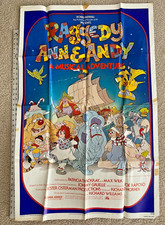 1977 Raggedy Ann and Andy Movie Poster. 27 x 41. Folded One-Sheet.