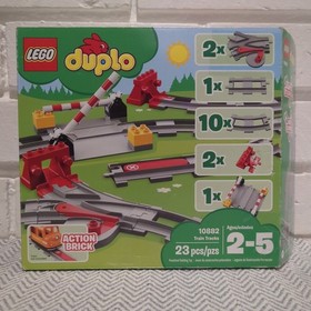 NEW LEGO DUPLO 10810 PUSH TRAIN - TRACK SYSEM - 45 Pcs + 10882 Train Tracks