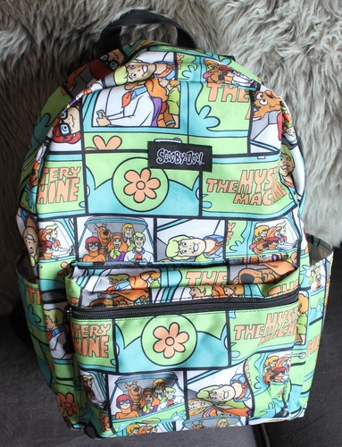 SCOOBY DOO Mystery Machine Laptop Backpack Bag 17"x10"x8" Back Pack Book Bag - Picture 3 of 4