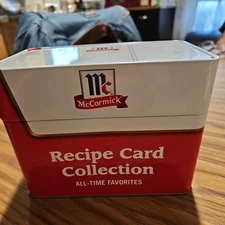 McCormick All-Time Favorites - Recipe Card Collection Metal Tin