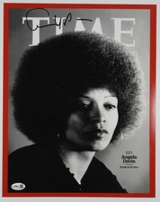 Angela Davis JSA Autograph Signed 11 x 14 photo