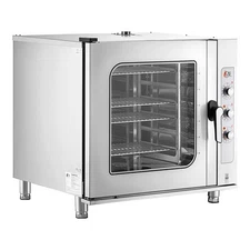 6 Pan Half Size Electric Combi Oven with Manual Controls - 208/240V, 3 Phase