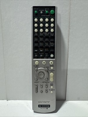 Sony AV System RM-PP411 Remote Control for HT-7700DP HT-DDW840 STR-DE685