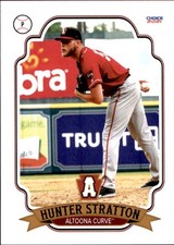 2021 Altoona Curve Choice #32 Hunter Stratton Bristol Tennessee TN Baseball Card