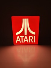 Atari Light Box Gift Lamp Retro Gaming Desk Sign Glow Neon USB Gamer 80s 90s
