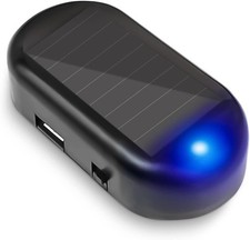 Shudyear Car Solar Power Simulated Dummy Alarm Anti-Theft LED Flashing Secur...