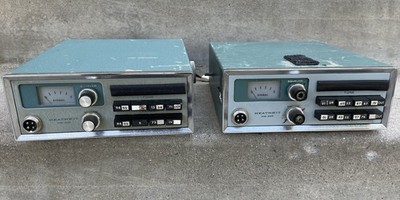 Pair (2) Vintage Heathkit HW-202 Portable Transceiver Radios