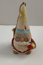 Jim Shore Heartwood Creek Coastal Gnome with Beachball 6012800 Hanging Ornament