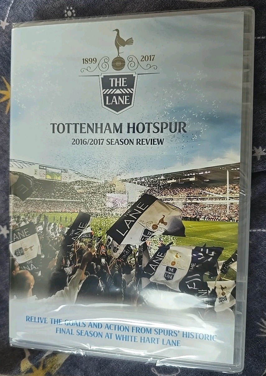 TOTTENHAM HOTSPUR Season Review 2016/2017 DVD - Brand New And Sealed