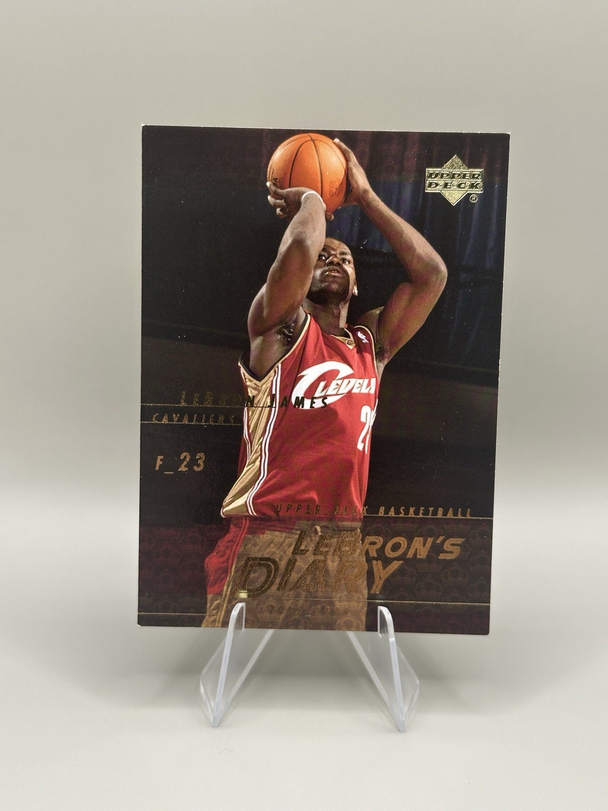 Lebron James 2003-04 Upper Deck Diary Rookie RC Cleveland Cavaliers #LJ12