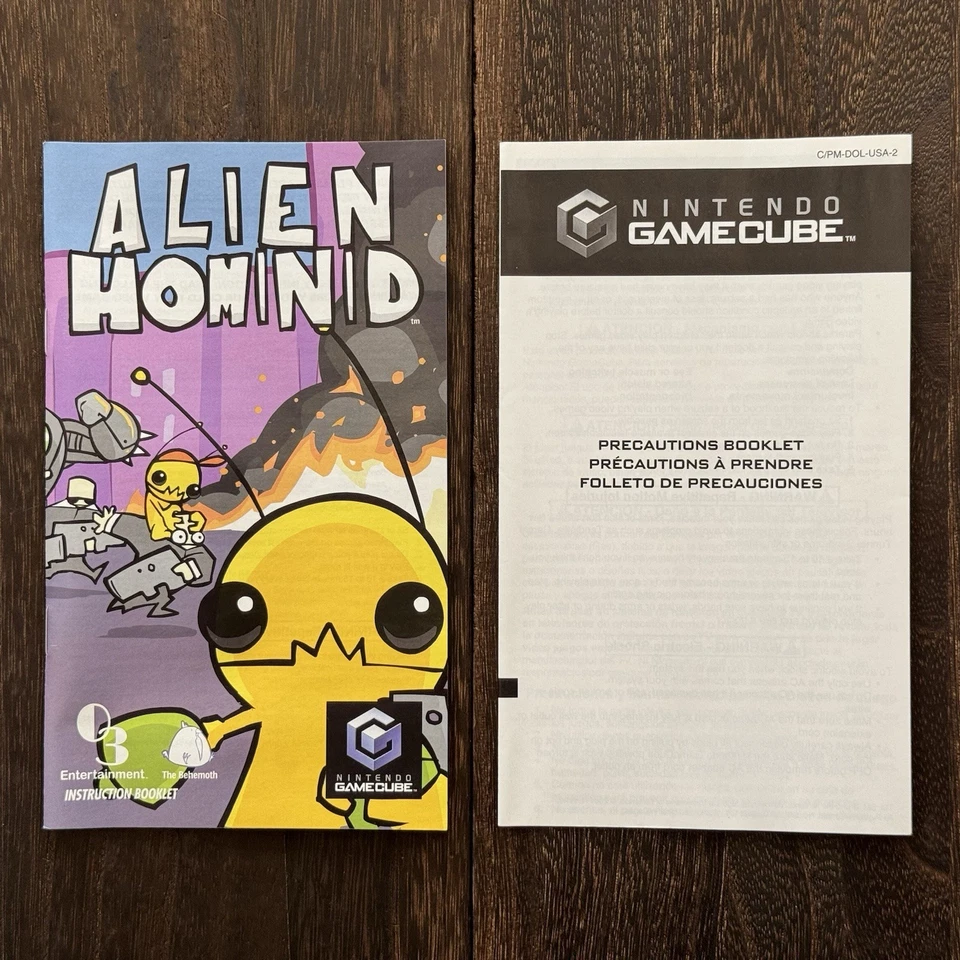 Nintendo GameCube Alien Hominid Completo En Caja CIB Probado Versión EE. UU. Foto 4 de 4