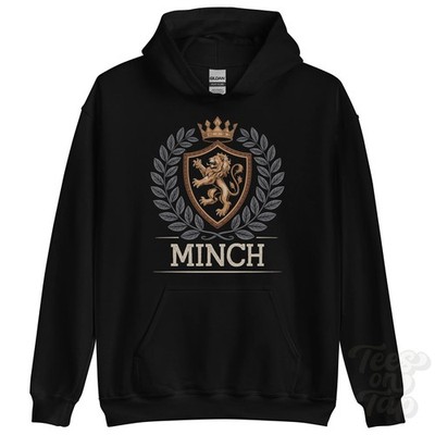 MINCH FANTASY WAPPEN HOODIE Neuheit Parodie Familienname Wappen