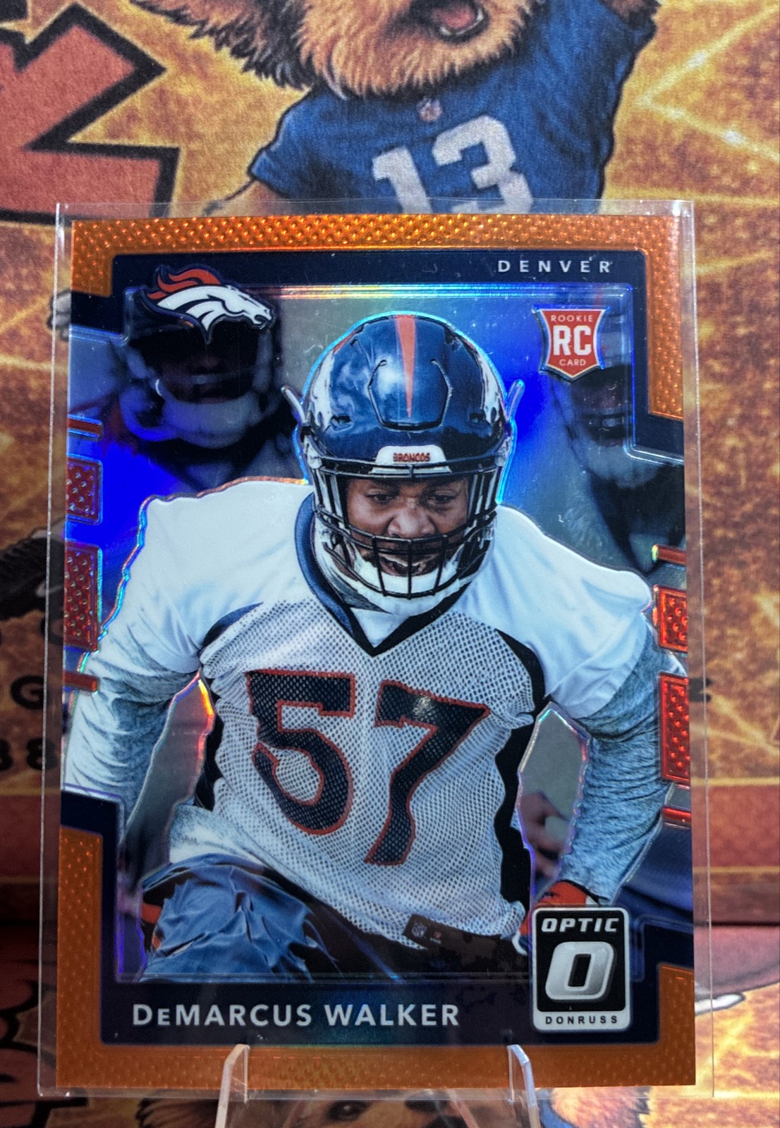 DeMarcus Walker Panini Donruss Optic #121 Orange